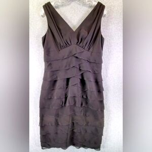 JONES WEAR SLEEVELESS TIERED DRESS-8